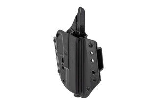 Bravo Concealment BCA Right Hand OWB Holster Fits GLOCK 17/32 and has a Black finish